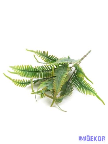 Páfrány műzöld bokor 48cm - Sárgás Zöld