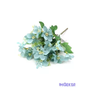 Kis virágú kis csokor 30cm 528 - Kék