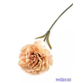 Szegfű antik szálas selyemvirág 40 cm - Antik Barack