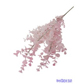 Őszi színátmenetes eukaliptusz ág 79cm - Rózsaszín