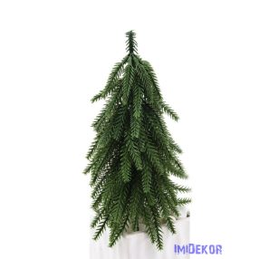 Drótszárú mű fenyőfa nagy 23cm