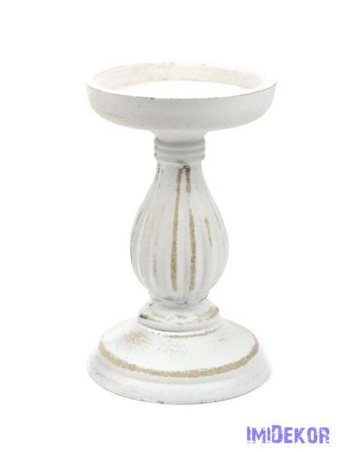 Dekor talpas gyertyatartó 17 cm