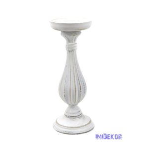 Dekor talpas gyertyatartó 28 cm