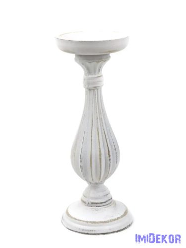 Dekor talpas gyertyatartó 28 cm