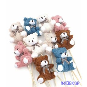 Bolyhos maci pálcás betűző 10 cm