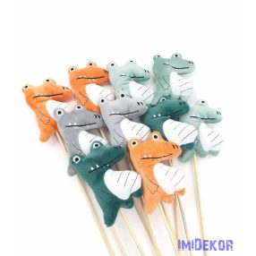 Krokodil pálcás betűző 11 cm