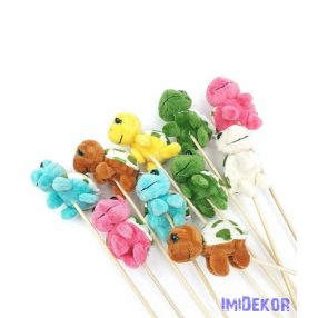 Színes teknős betűző 8 cm