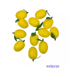 Mű citrom egész 4cm 12db/csomag