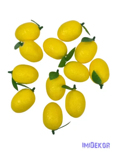 Mű citrom egész 4cm 12db/csomag