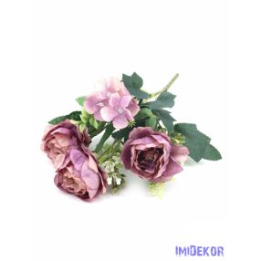 3 fejes fodros peónia 32 cm - Mályva