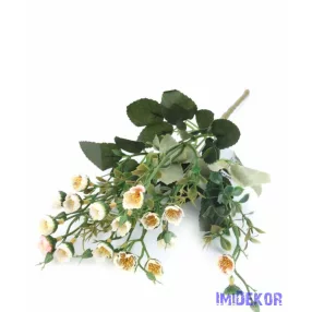 Apró fejű színes csokor 34 cm - Cirmos Rózsaszín