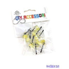 Mini dekor koktélos pohár 8db/csomag - Citrom