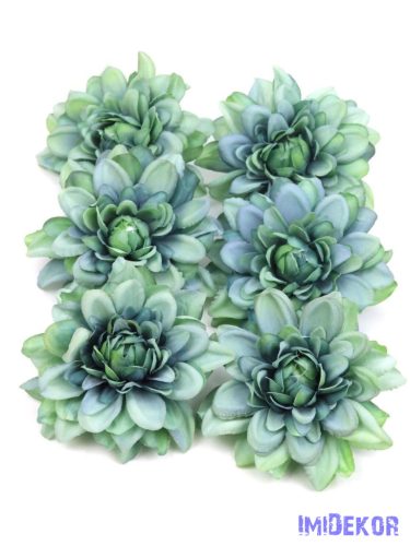 Dália selyemvirág fej 7-8cm - Menta