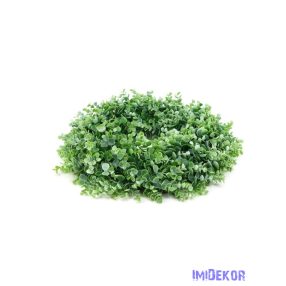 Műzöld eukaliptuszos kislevelű koszorú alap - 28