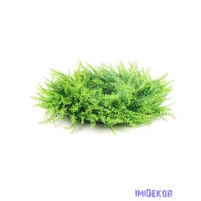 Kócos műzöld koszorú alap