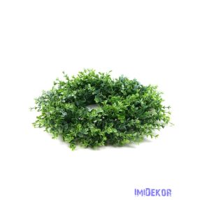 Műzöld koszorú alap 34 cm - 22