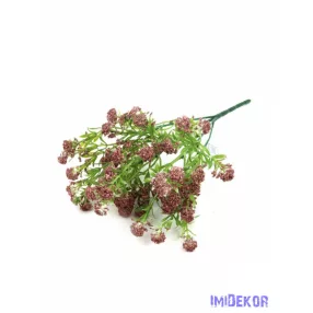 Műzöld porzós díszítő csokor 32 cm - Mályva