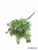 Műzöld porzós díszítő csokor 32 cm - Szürke