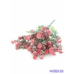 Műzöld díszítő bokor 34 cm - Piros