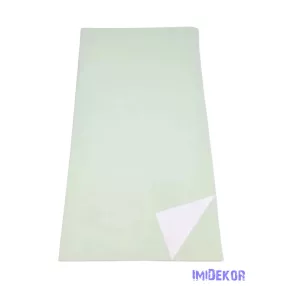 Kétoldalú színes fólia ív 57x57cm - Menta-Fehér