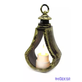 LED lámpás csepp alakú 15 cm - Antikolt Arany