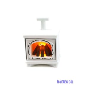 LED kandalló kicsi - Fehér