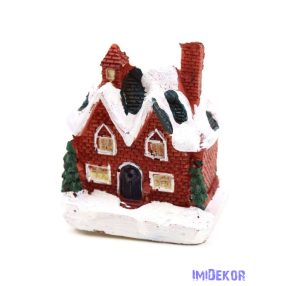 Téli házikó kicsi 6x8x4,5cm - A