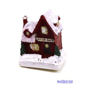 Téli házikó kicsi 6x8x4,5cm - C