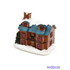 Téli házikó közepes 9,5x9x6,5cm - C