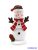 Csíkos sálas hóember figura ajándékkal 9cm