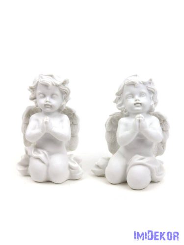 Térdeklő imádkozó angyalka figura 8,5 cm - 102