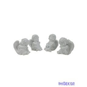 Ülő angyalka figura 7cm