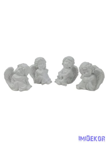 Ülő angyalka figura 7cm