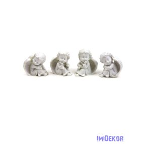 Ülő angyalka figura 4,8 cm - 101