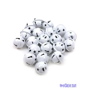 Csillagos bergő 3cm 20db/csomag - Fehér