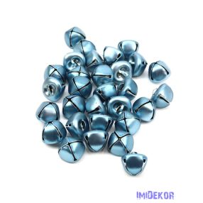 Metál színű bergő kb 2cm 30db/csomag - Kék