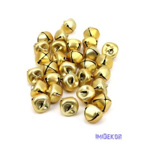 Metál színű bergő kb 2cm 30db/csomag - Arany