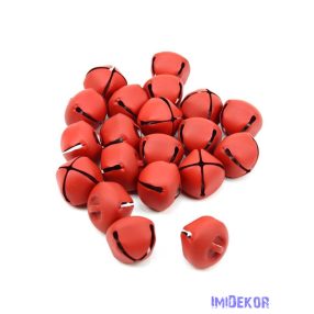 Matt színű bergő kb 3cm 20db/csomag - Piros