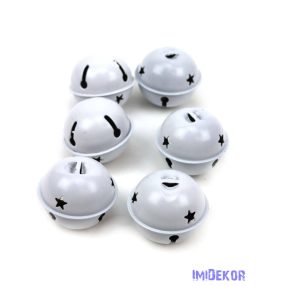 Csillagos bergő kb 5cm 6db/csomag - Fehér