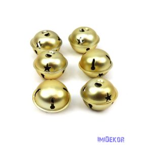 Csillagos bergő kb 5cm 6db/csomag - Arany