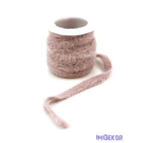 Bolyhos textil szalag 10mm x 4,11m - Púder