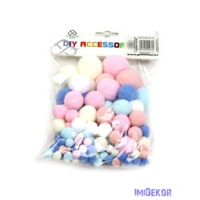 Textil golyó mix - Candy