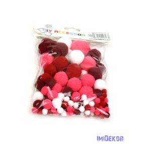 Textil golyó mix - Bordó