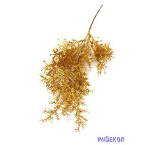 Metál műzöld csokor 61cm - 12 Arany