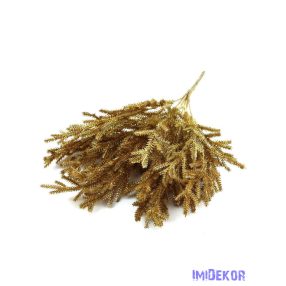 Metál műzöld csokor 36 cm - 11 Arany