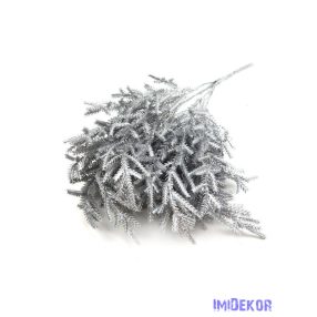 Metál műzöld csokor 36 cm - 11 Ezüst