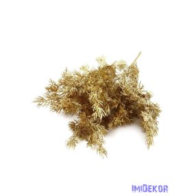 Metál műzöld csokor 38 cm - 10 Arany