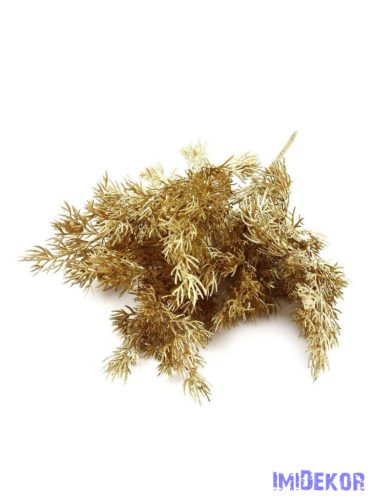 Metál műzöld csokor 38 cm - 10 Arany