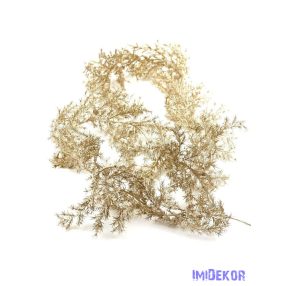 Metál műzöld girland 195cm - A Pezsgő