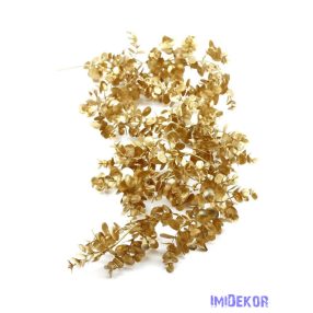 Metál műzöld girland 195cm - B Arany